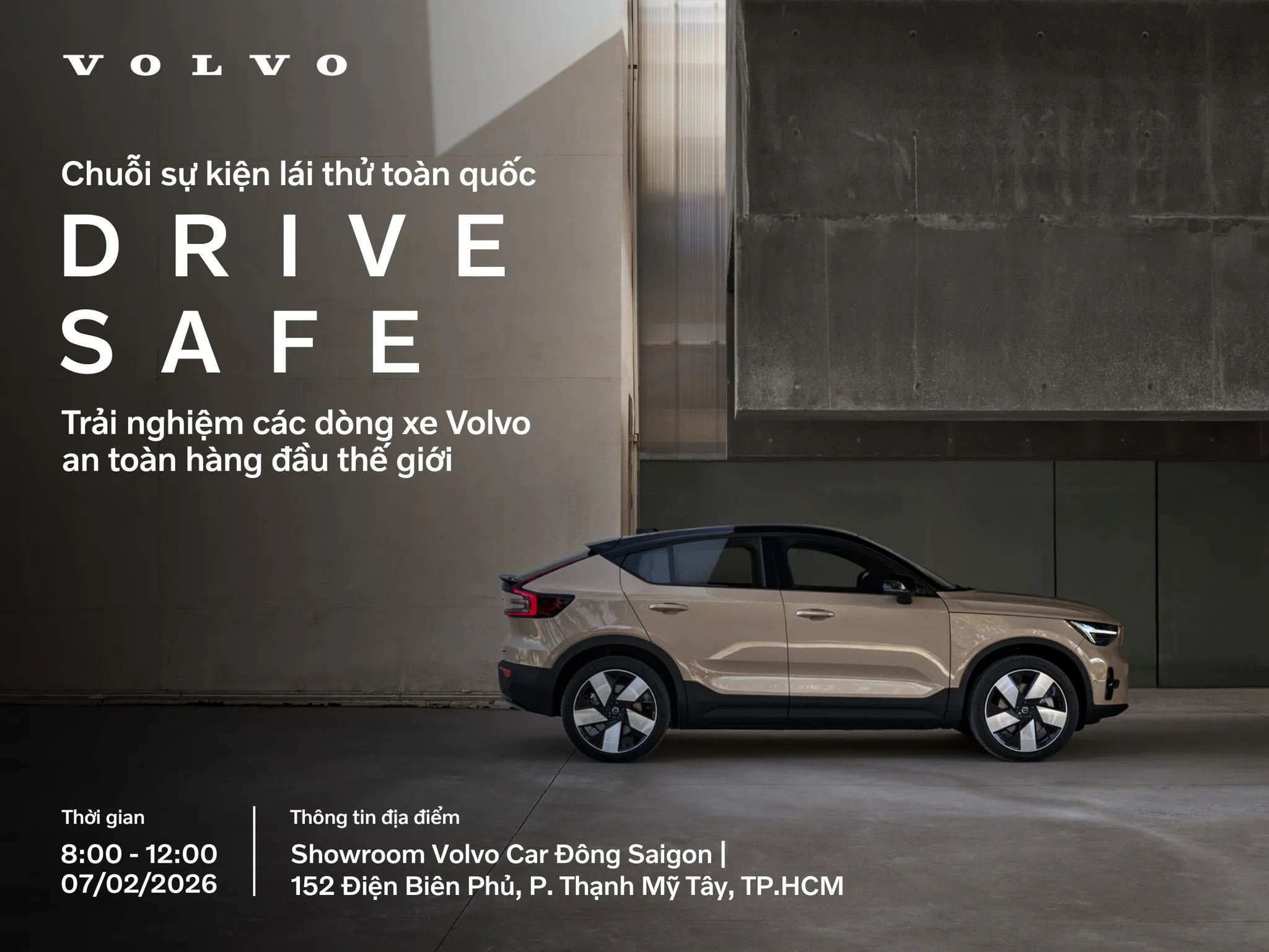 TRẢI NGHIỆM CÁC DÒNG XE VOLVO AN TOÀN HÀNG ĐẦU THẾ GIỚI TẠI SHOWROOM VOLVO CAR ĐÔNG SAIGON