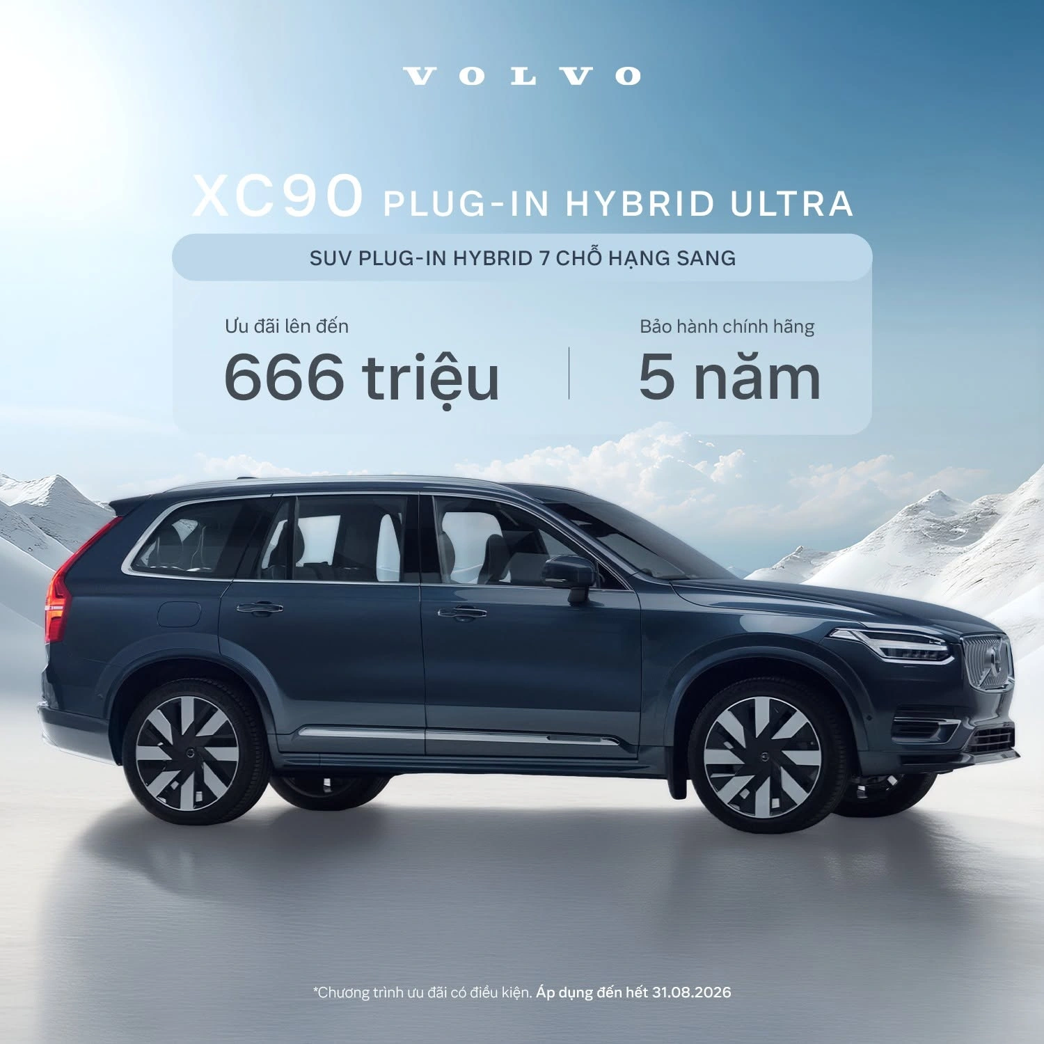 Cập nhật ưu đãi mua xe Volvo tháng 08/2026